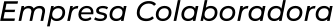 Empresa Colaboradora
